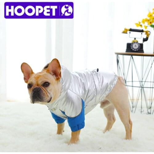 HOOPET Dog Clothes Winter Warm Pet Dog Jacket Coat Puppy Chihuahua Clothing Hoodies For Small Medium Dogs Puppy