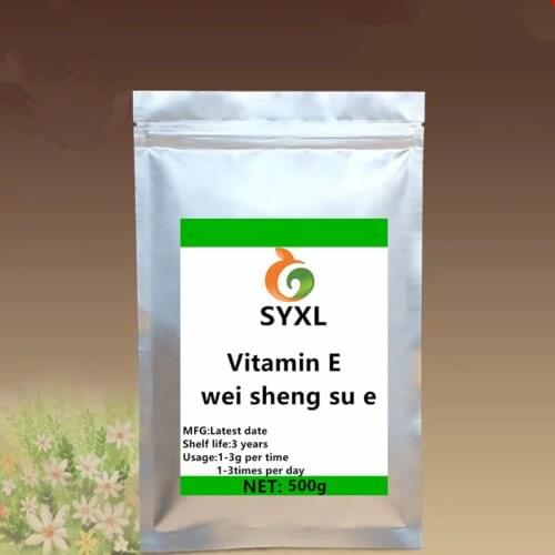 Food additive natural vitamin e powder halal water soluble Acetate D-alpha tocopherol Acetate CAS Anti aging