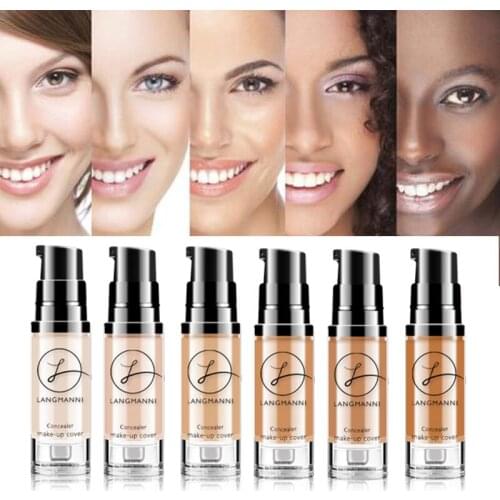 Full coverage waterproof, soft, matte liquid foundation makeup, makeup concealer Face makeup, bottom face, face contour, overlay