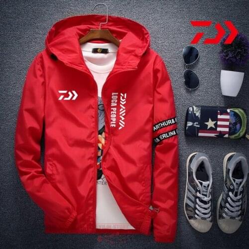 Daiwa Fishing Jacket Autumn Men Comfortable Breathable Quick-drying Fishing Jacket Outdoor Sports Hiking Camping Fishing Clothes