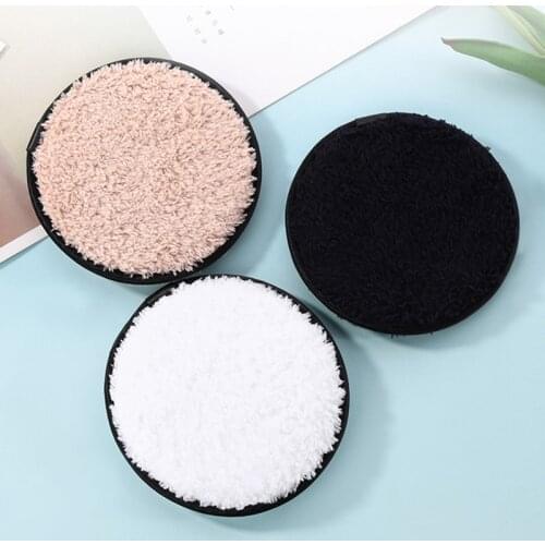Microfiber Cloth Pads Remover Face Cleansing Towel Reusable Cleansing Makeup Sponge Double Layer Nail Art Cleaning Wipe Tools