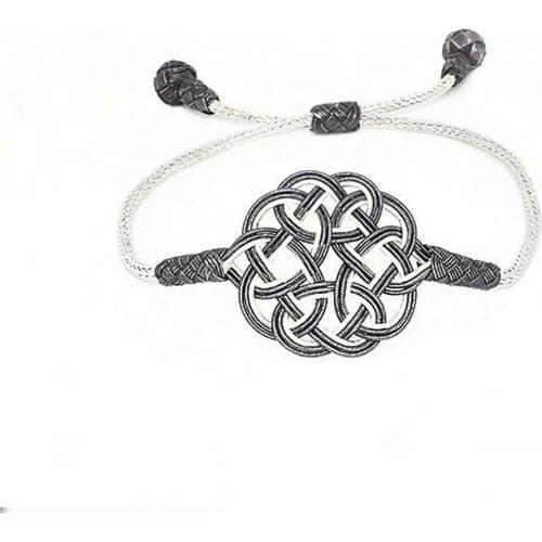 Silver With Lift Love Knot Kazaziye Bracelet