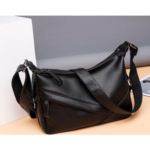 Winter Style 2021 Bolsas Soft Leather Luxury handbags Women bags Designer Multi-pocket Crossbody Shoulder Bags For Women Sac