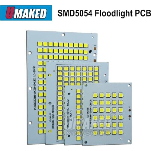 100% Full Power LED Floodlight PCB 30W 50W 100W 150W 200W SMD5054 led board,Aluminum plate for led floodlight