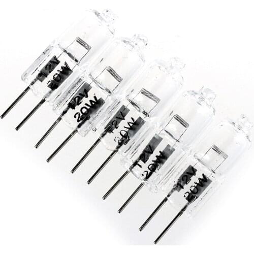 5 X G4 20W 12V Clear Halogen Capsule Lamp Light Bulbs