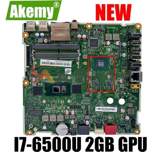 Akemy For Lenovo AIO 300-22ISU 300-23ISU Motherboard S4130 S5130 S400Z S500Z mainboard W/ 2GB GPU + i7-6500U CPU