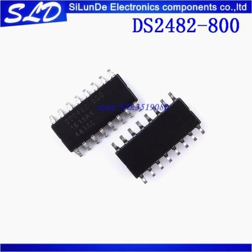 Free Shipping 5pcs/lot DS2482-800 DS2482S-800 DS2482 SOP16 new and original