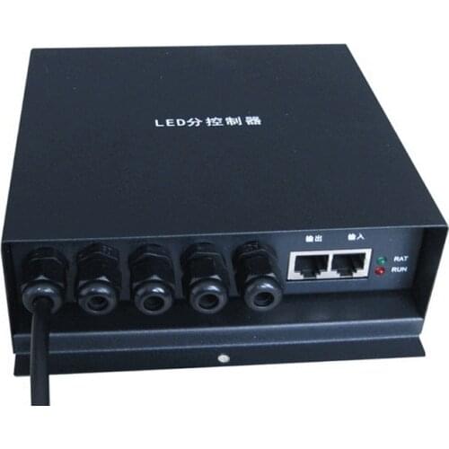 DMX512 online LED computer online controller Four-port online controller LED sub-controller H801RA