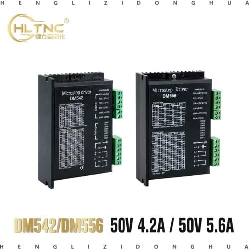24C-50VDC 4.2A Digital DM542/dc 20-50v 5.6a DM556 stepper motor driver fit 2-phase nema 17 and 23 stepper motor for 3d printer
