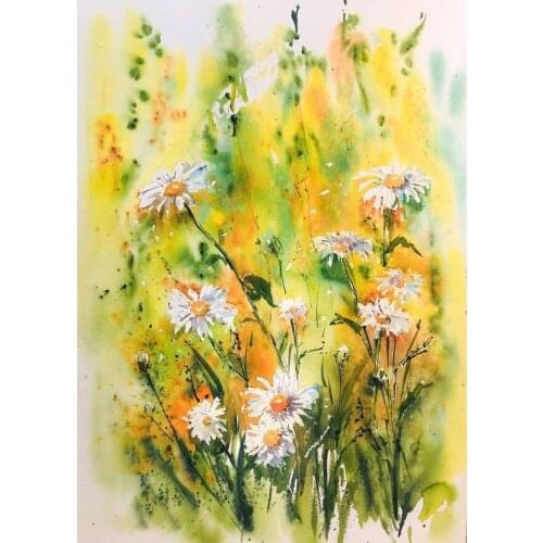 JMINE Div 5D daisy flower Full Diamond Painting cross stitch kits art High Quality Floral 3D paint by diamonds