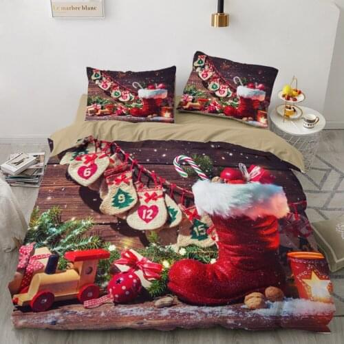 Cartoon Bedding Set for kids baby Bed linen set for home duvet cover bed sheet family sets Euro 7pcs Christmas drop ship