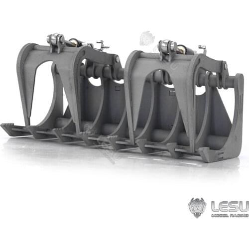 LESU 1/14 Metal Gripper for RC Hydraulic Skid Steer Loader Bobcat A0008 B0008 TH19130-SMT3