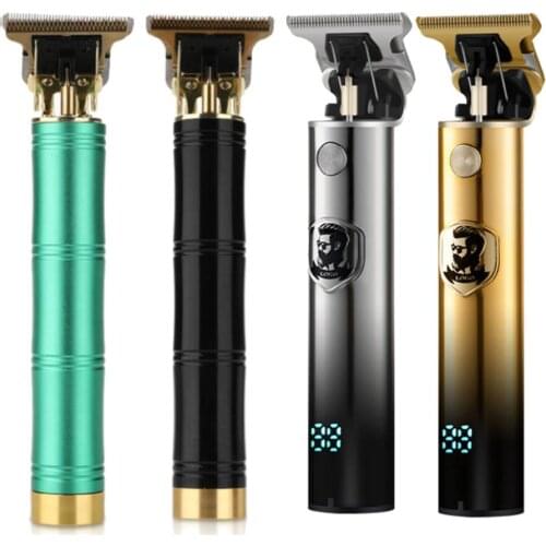 LCD Hair Clippers Professional Hair Beard Trimmer For Men Hair Cutting Machine Barber Electric Shaving For Men T9 Clippers