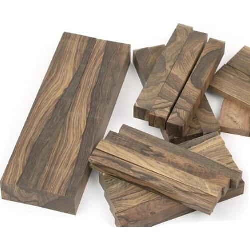 Persimmon wood Ziricote, Ciricote (Cordia Dodecandra) Mexican Ebony Knife handle material 1 piece