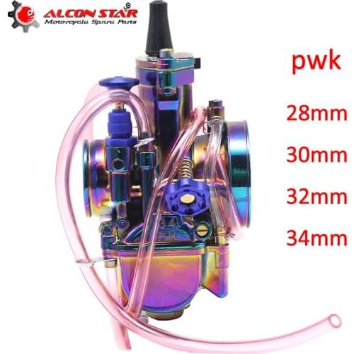 Alconstar- 21 24 26 28 30 32 34mm Motorcycle PWK Carburetor with power jet Carb 75cc - 300cc Engine Scooter Dirt Pit Bike ATV