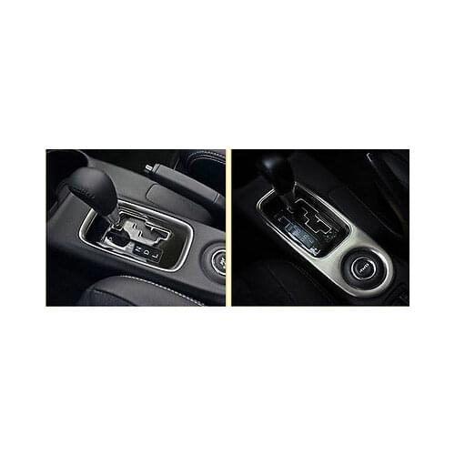 Stainless Gear box panel decoration trim 1pcs For Mitsubishi Outlander 2013-2016