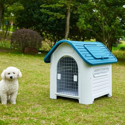 419 Wholesale Eco-friendly plastic large big dog house waterproof indoor/outdoor pet dog kennel manufacturers