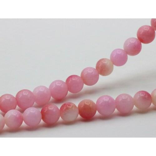 Wholesale 6mm Peach red Stone Round loose beads Manual DIY parts Accessories Women Girl gift apply jewelry Make Design 15