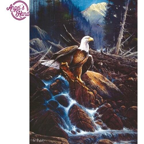 Full square diamond 5D DIY diamond embroidery forest eagle diamond painting Cross Stitch Rhinestone mosaic home decoration