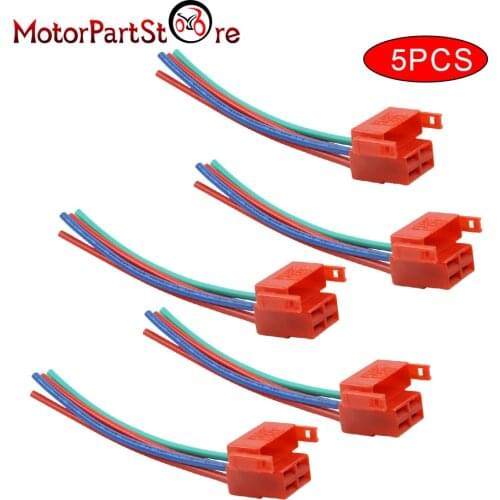 Motorcycle Starter Relay Solenoid Connector Plug 4-Way Fit Honda CBR600 900 929 954 1100XX 1000F VTR CB400 450 550 600 750 900