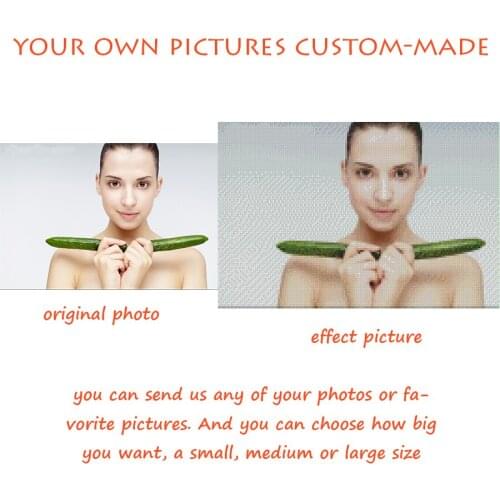 Make your own 3D DIY Diamond Painting 100% full square drill Cross Stitch Embroidery rhinestones personal picture Photos CustomC