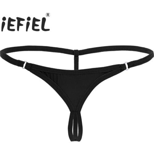 Sexy Women Lingerie Crotchless G-string Thongs Bikini Underwear Underpants Valentinas Birthday Gift Sexy G String Panties