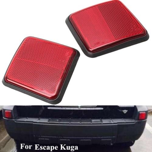 2Pcs Car Rear Bumper Light Reflector Light Warning Light for Ford Escape Kuga 2005 2006 2007