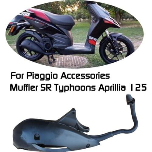 Typhoons For piaggio accessories muffler SR typhoons Aprilia 125 new exhaust pipe