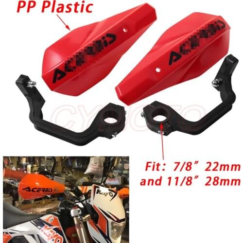 Hand Guards Motorcycle Plastic Handle bar Brush Handguard Protector Protection Pit Bike Street Motocross ATV Quad