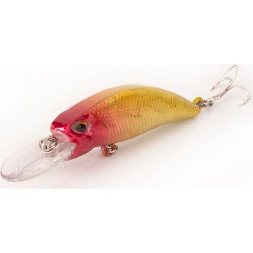 1Pcs Mini Lure Wobbler 4.8cm / 4.5g Deep 0.8-1.5m Minnow Fishing Lure Wobbler Isca Artficial Hard Bait Fishing Tackle