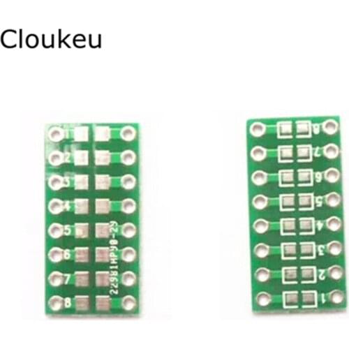 10Pcs Adapter plate 0805 0603 0402 SMD SOP conversion DIP conversion board SMT