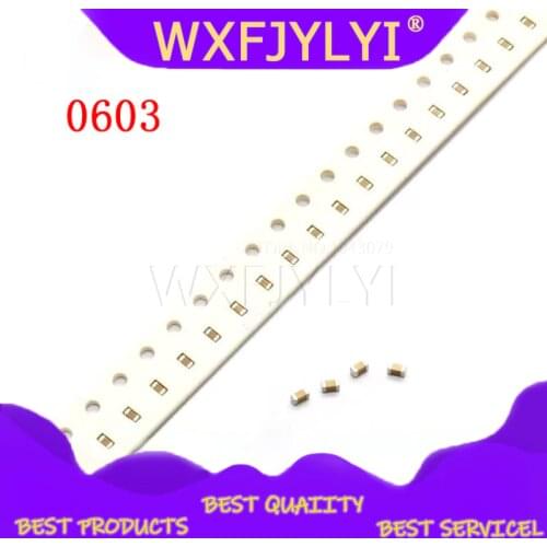 100pieces 100 NF X7R error 10% 50V 0603 104 SMD thick film chip multilayer ceramic capacitor