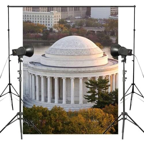 150x210cm Greek architecture Jefferson Memorial Photography Background Studio Props Wall Photography Backdrop Theme