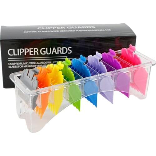 2021 New 8 Pcs/set Portable Electric Clippers Caliper Limit Comb Oil Head Clipper Combs