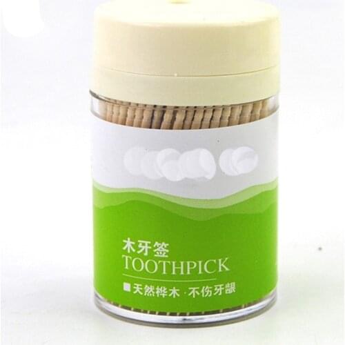 320pcs Dental Flosser tooth picks disposable bamboo toothpicks Holder Box Bottle Interdental cleaning hygiene teeth cleaning