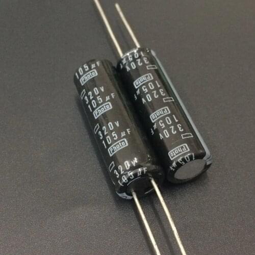 5pcs/50pcs 105uF 320V Nippon Chemi-Con NCC Photo Flash Capacitor 10x35mm 320V105uF PH Capacitors