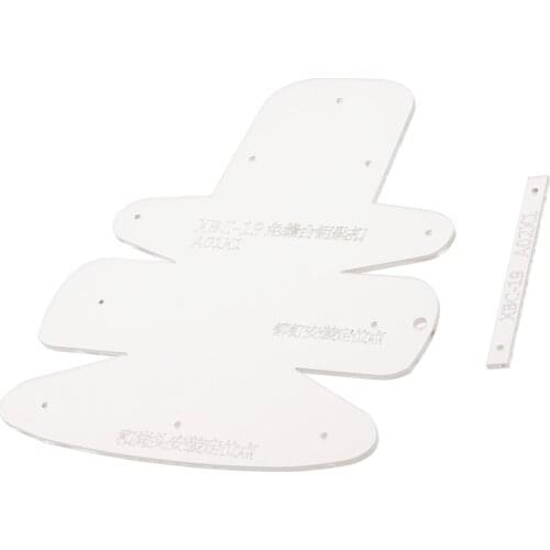 Acrylic Stencil Tool Templates Leather Craft Embossing Stencils For Mini Purse