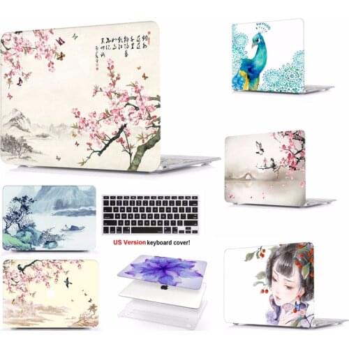 Laptop Case Notebook Tablet Shell Keyboard Cover Bag Pad Sleeve For 11 12 13 15" Macbook Pro RetinaTouch Bar Air A1466 A1369 MAC