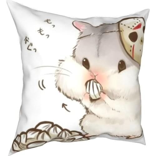 Little animal hamster decoration cushion cover animal cute pet 45 cm linen pillow house culture home decoration pillow case