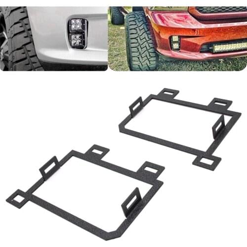 For Dodge RAM 1500 2013-2018 Car Fog Light Mounting Bracket Front Hidden Bumper Fog Lamp Replacement Brackets