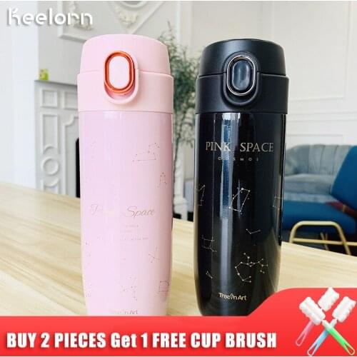 Keelorn 280ml Vacuum Flasks Thermoses Cup Twelve constellation bullet Portable Thermal Mug Business Vacuum Cup Thermoscup