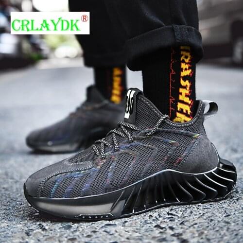 CRLAYDK Increased Men Breathable Blade Youth Sneakers Non Slip Casual Fashion Shoes Trail Running Sport Walking Street Tennis
