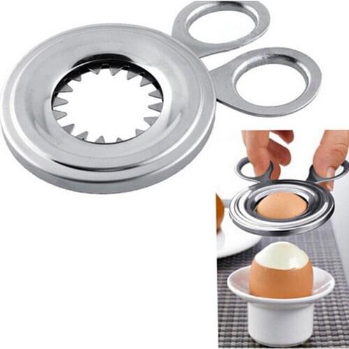Egg Cutter Stainless Steel Boiled Egg Shell Topper Cutter Snipper Opener Kitchen Gadget Home Egg Tool