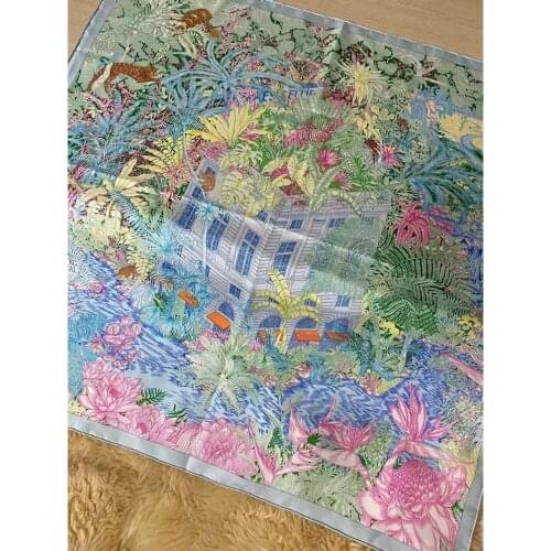 18mm 100% Silk Scarf 35"x35"