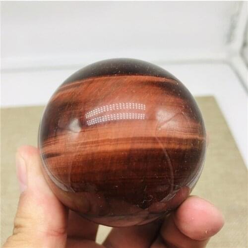 20-50mm natural quartz red tiger eye crystal healing ball ball home decoration gift drops