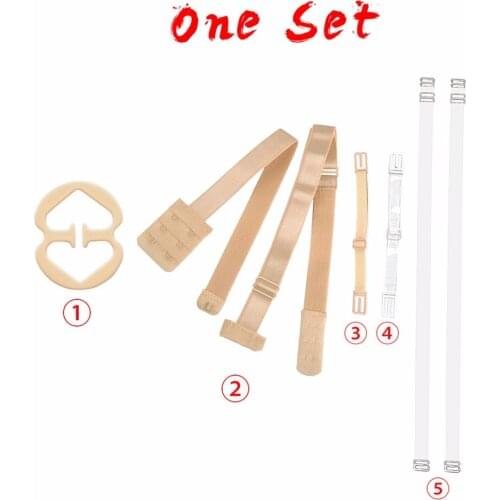Bra Accessories Straps Backless Adapter Belt Converter Adjustable Extender Hook Resistant Buckle Shoulder Non-Slip Holder Women