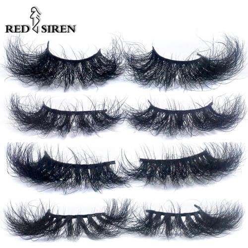 Lashes Mink 25mm Dramatic Long Messy False Eyelashes Fluffy Mink Lashes Makeup 25 mm Mink Eyelashes