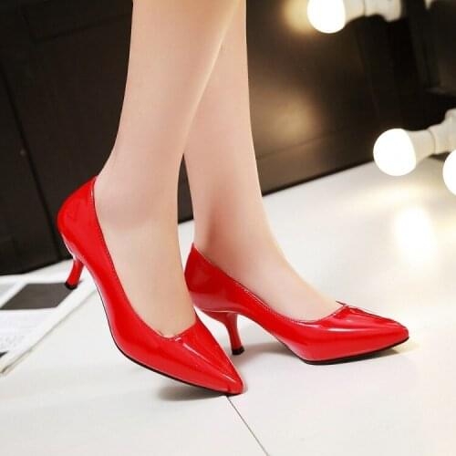 Big Size High heels sandals women shoes woman summer ladies Fine-heeled and shallow-mouthed shoes