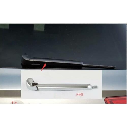 For Audi Q7 2016 2017 2018 ABS Chrome Car Rear Wiper Protection Cover Trim Stickers Car Styling 3Pcs/Set