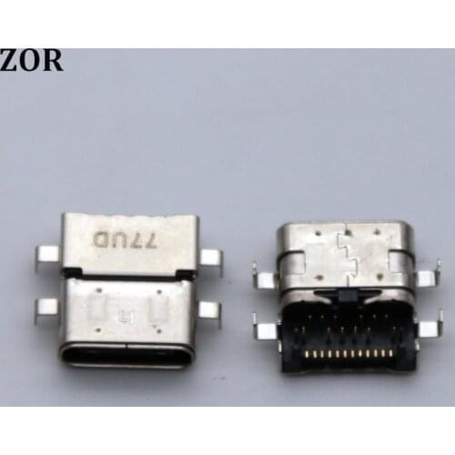 2pcs DC Power Jack for ASUS Q325 Q325UA TYPE-C Jack DC Connector Laptop Socket Power Replacement